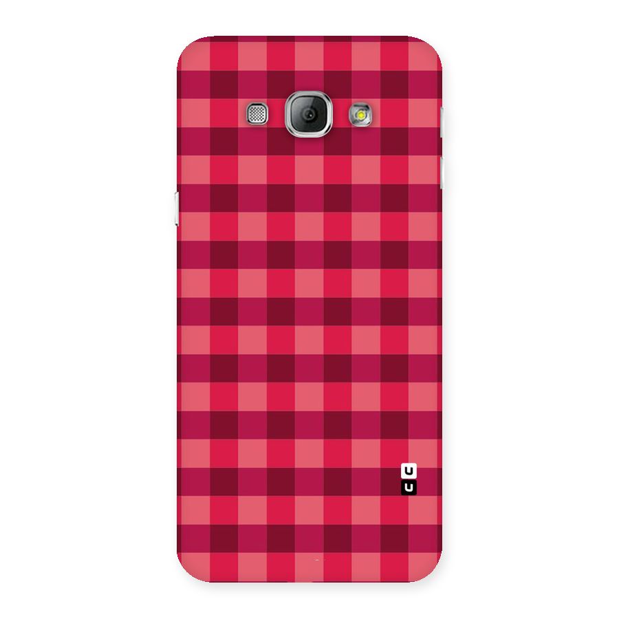 Love Checks Back Case for Galaxy A8