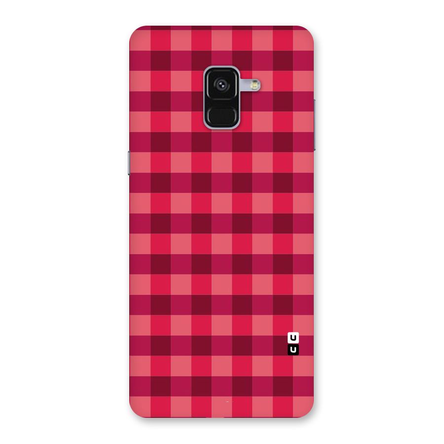 Love Checks Back Case for Galaxy A8 Plus