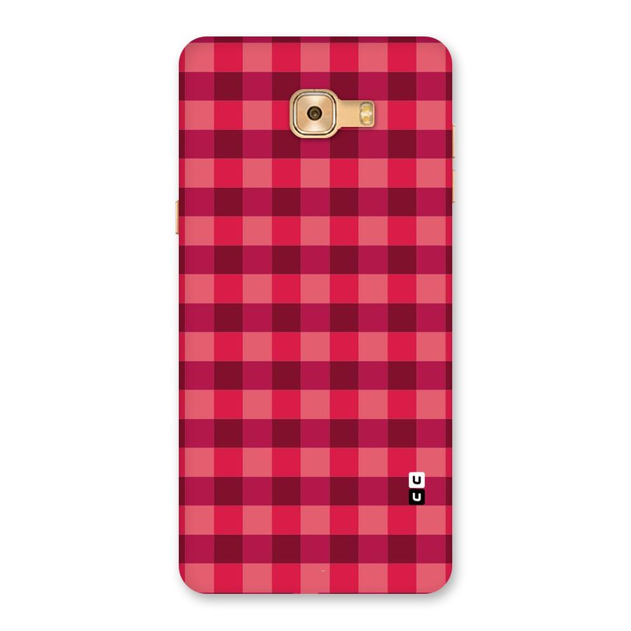 Love Checks Back Case for Galaxy C9 Pro