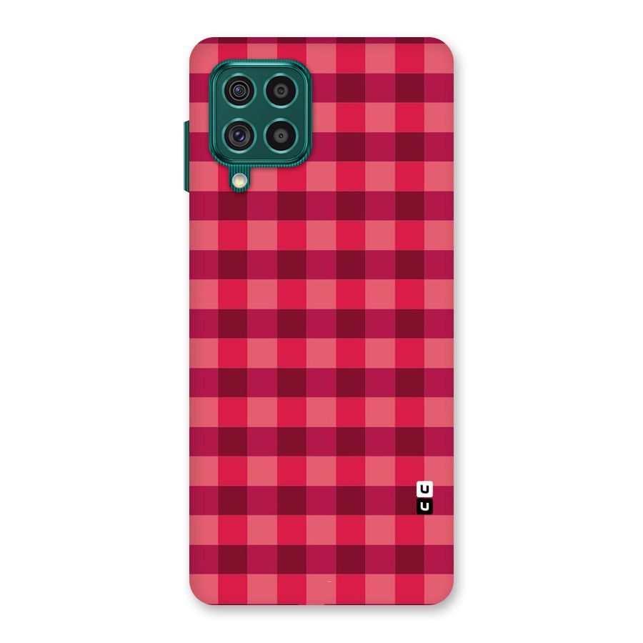 Love Checks Back Case for Galaxy F62