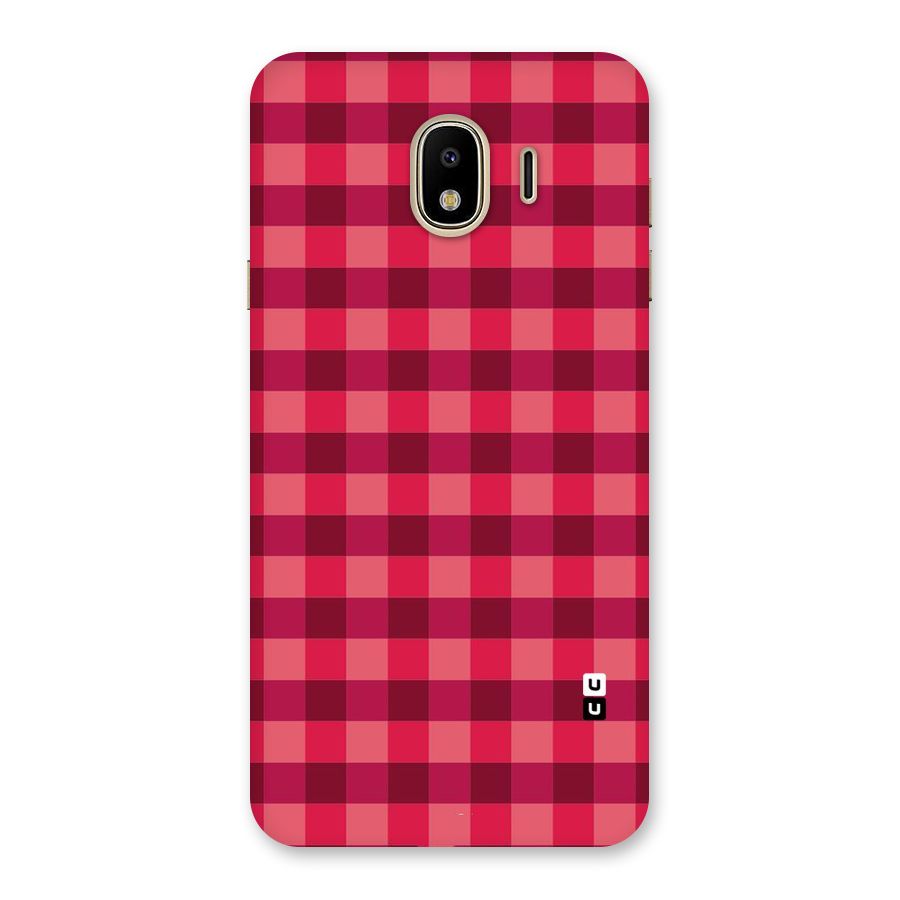 Love Checks Back Case for Galaxy J4