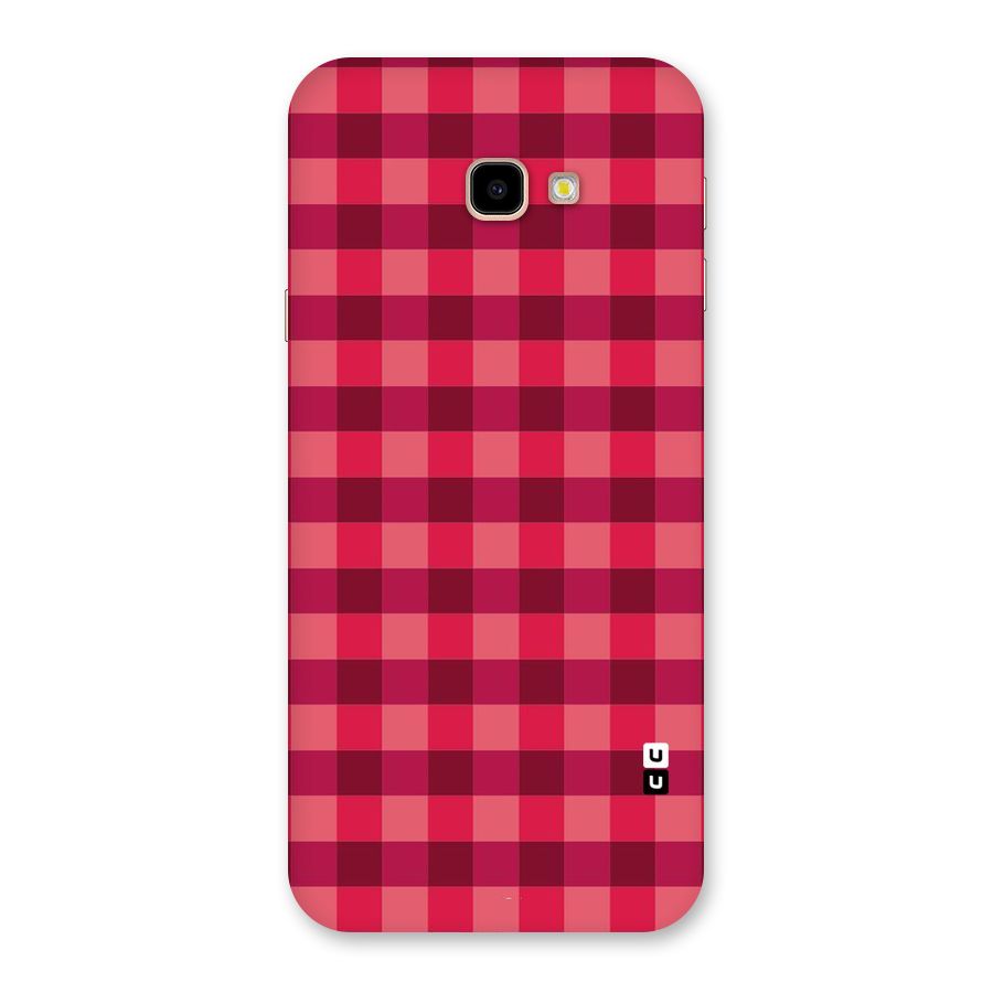 Love Checks Back Case for Galaxy J4 Plus