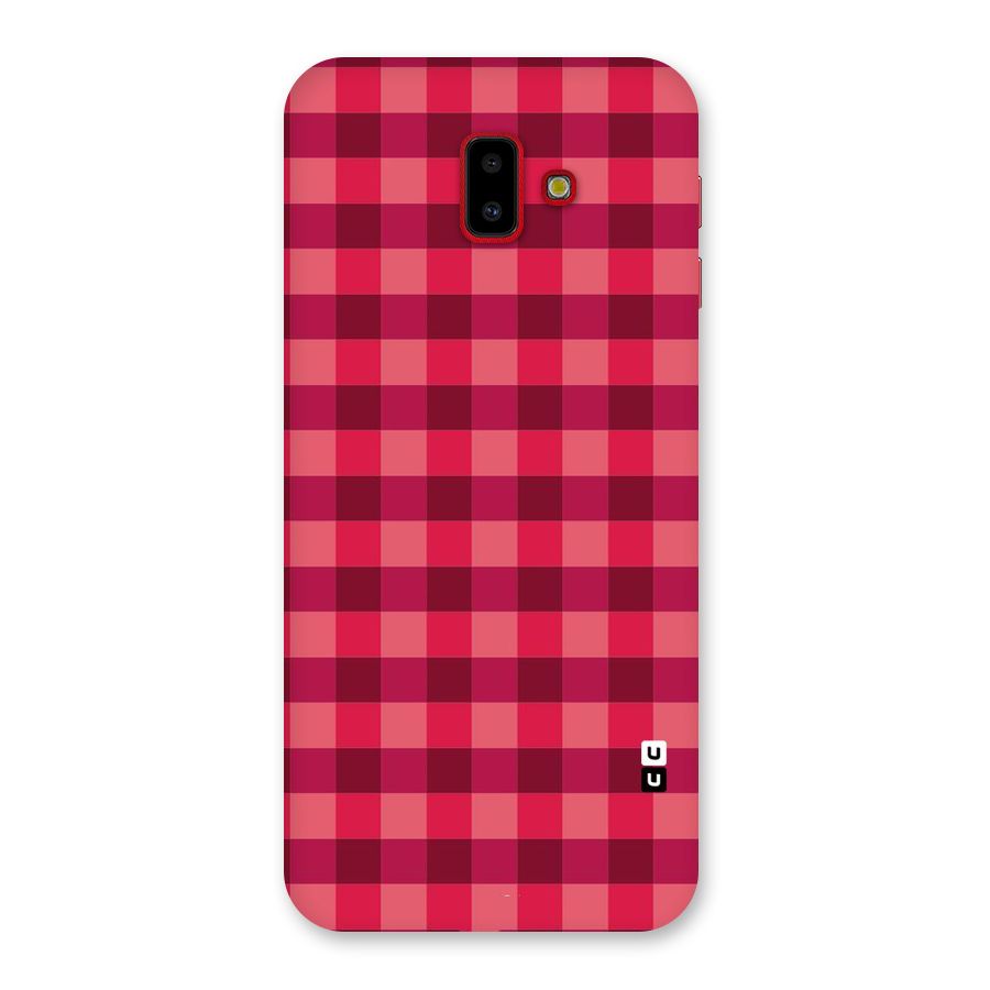 Love Checks Back Case for Galaxy J6 Plus