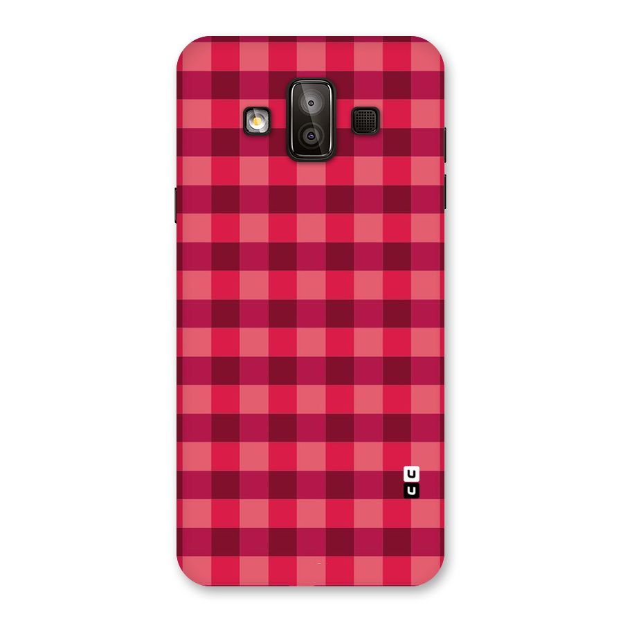 Love Checks Back Case for Galaxy J7 Duo