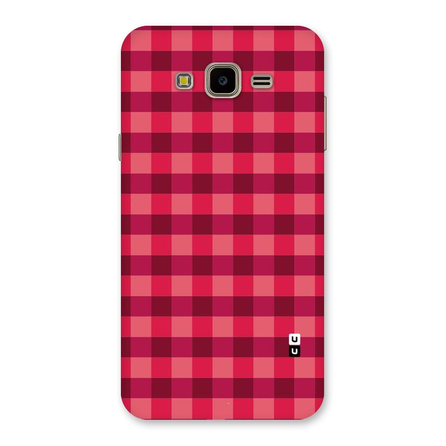 Love Checks Back Case for Galaxy J7 Nxt