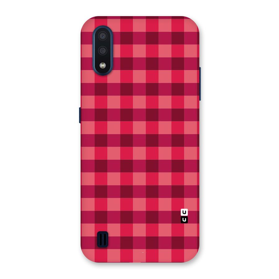 Love Checks Back Case for Galaxy M01