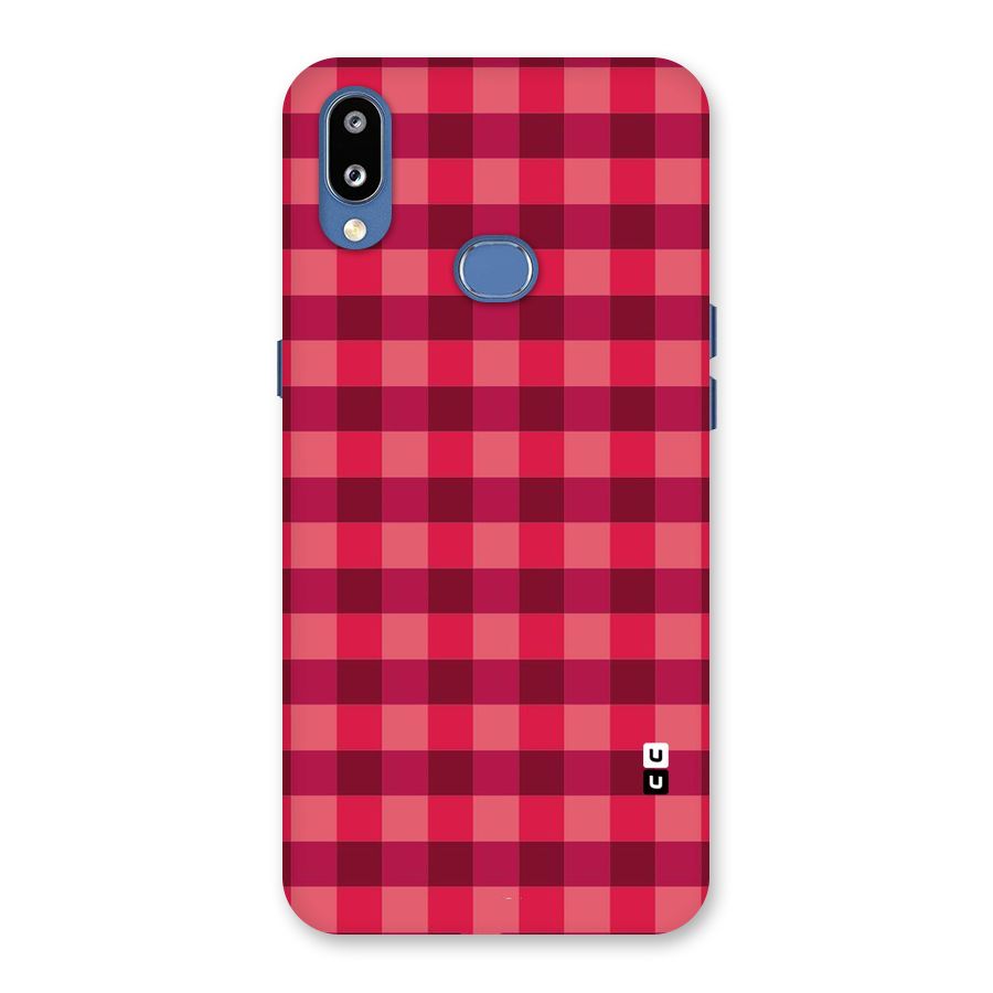 Love Checks Back Case for Galaxy M01s