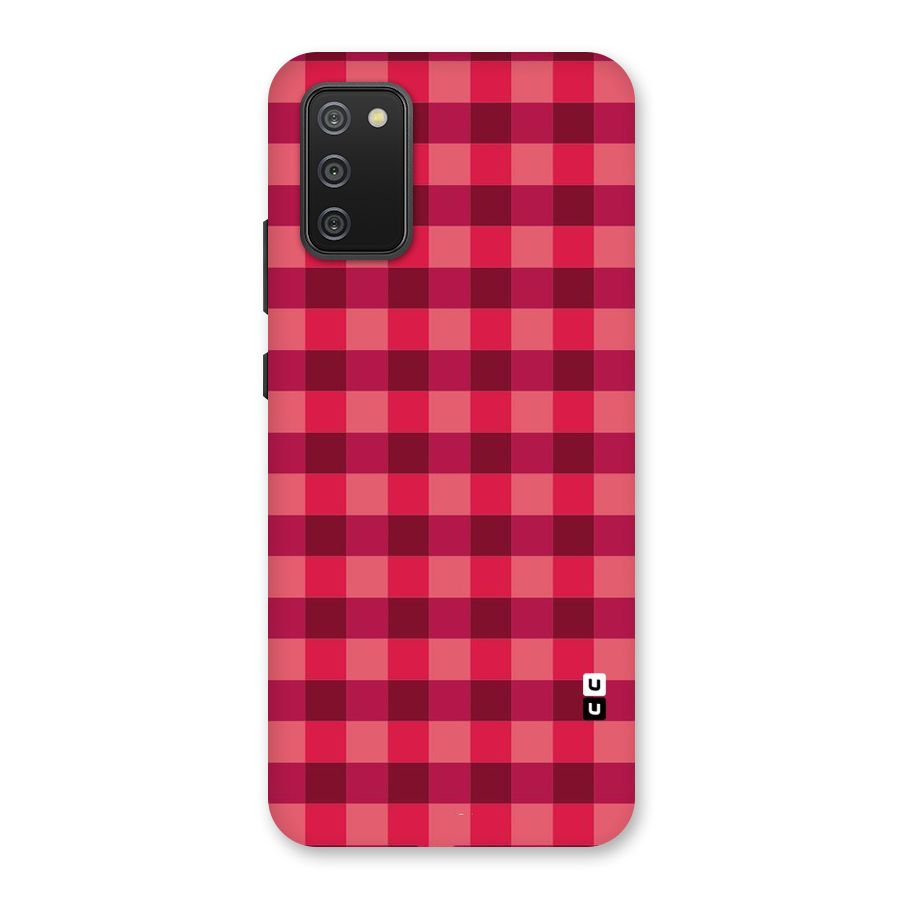 Love Checks Back Case for Galaxy M02s