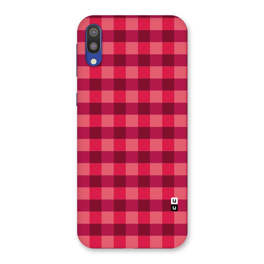 Love Checks Back Case for Galaxy M10