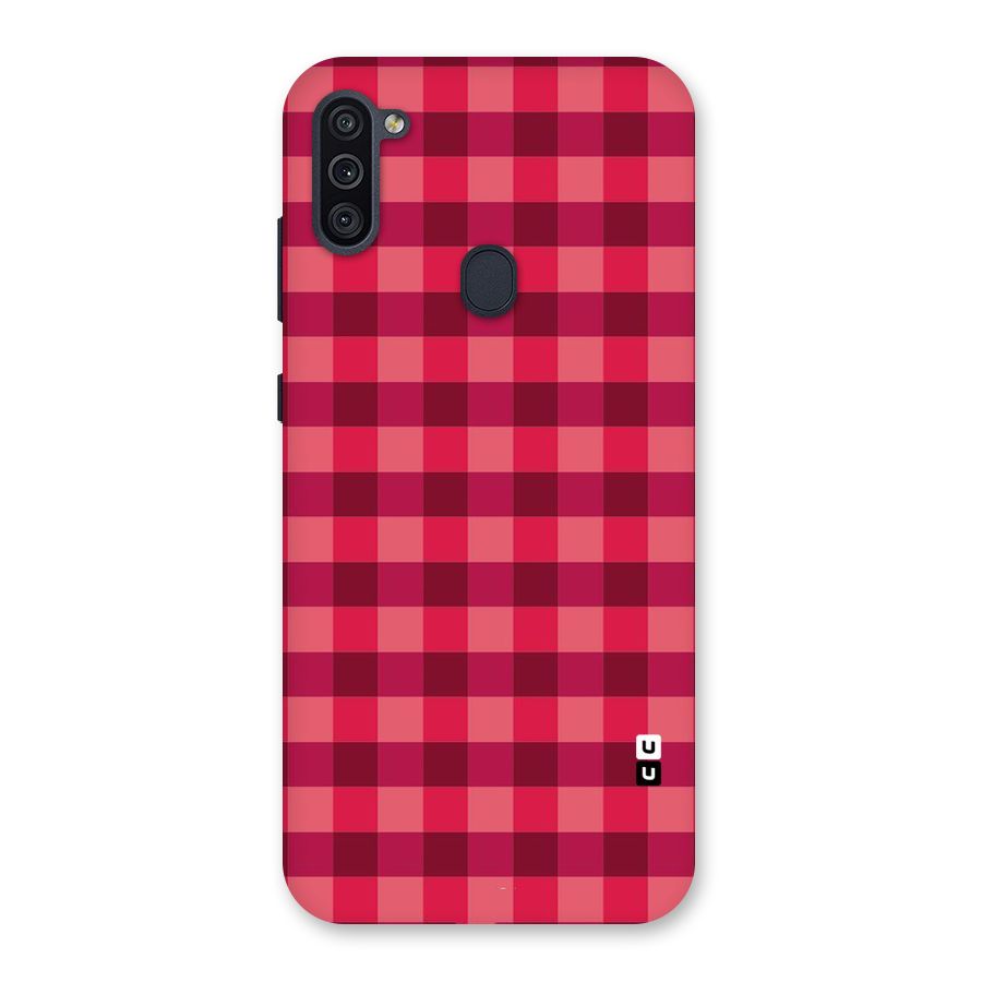 Love Checks Back Case for Galaxy M11