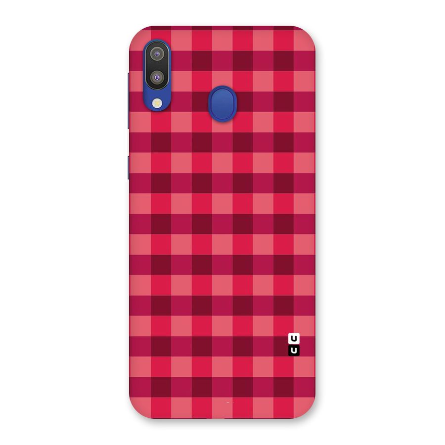 Love Checks Back Case for Galaxy M20