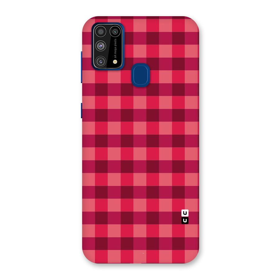 Love Checks Back Case for Galaxy M31