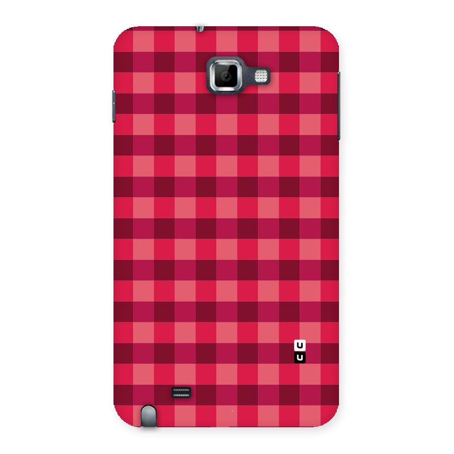 Love Checks Back Case for Galaxy Note