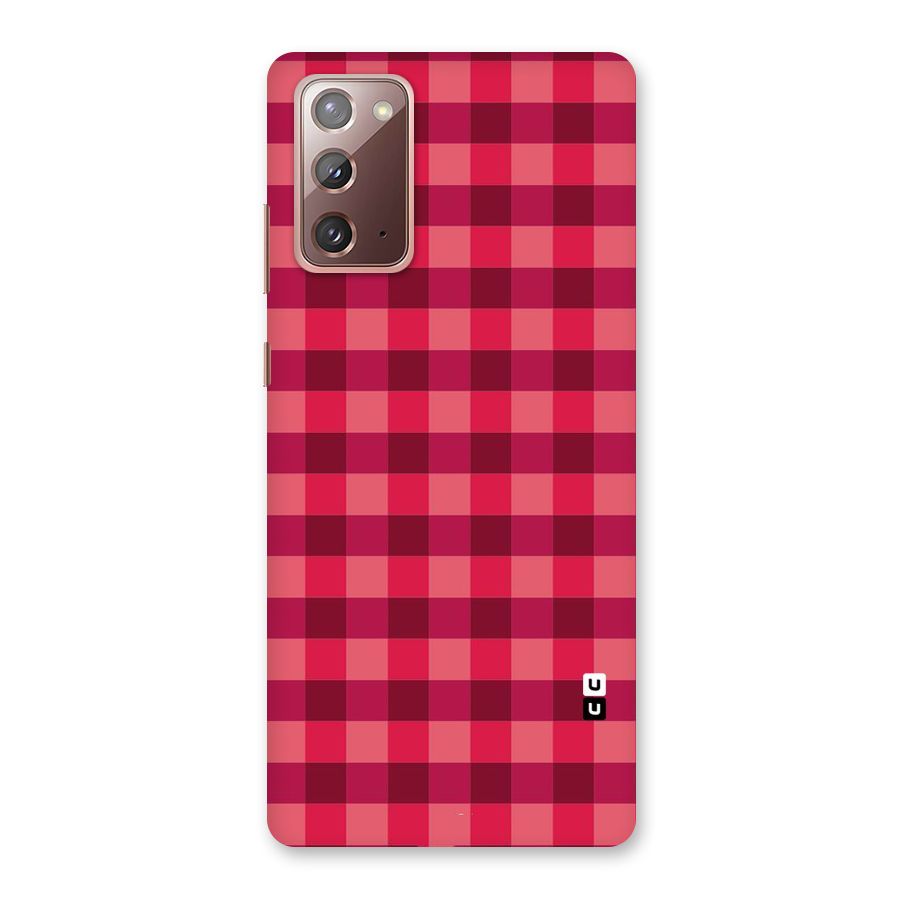 Love Checks Back Case for Galaxy Note 20