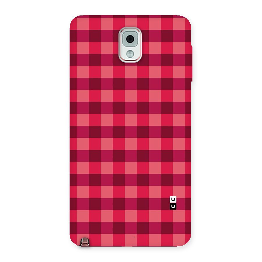 Love Checks Back Case for Galaxy Note 3