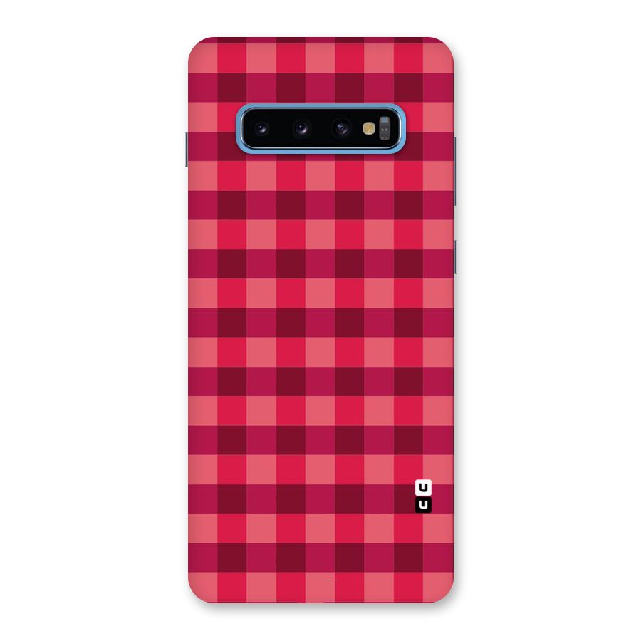 Love Checks Back Case for Galaxy S10 Plus