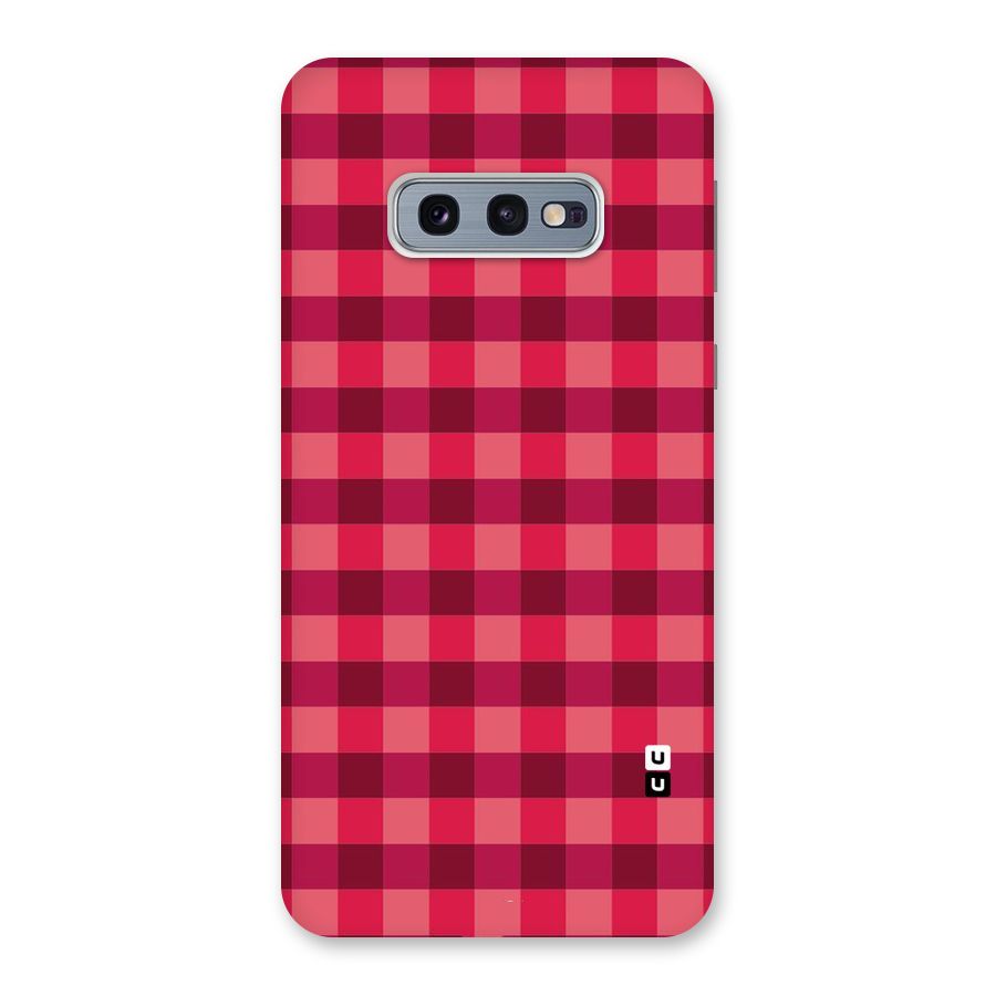 Love Checks Back Case for Galaxy S10e