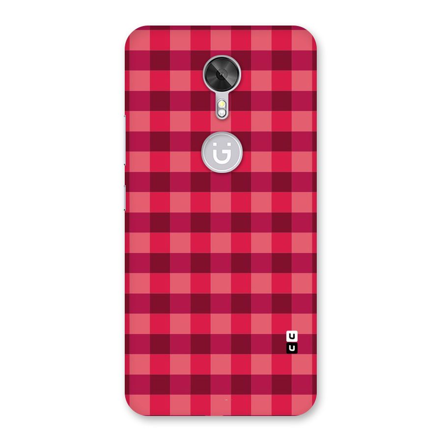 Love Checks Back Case for Gionee A1