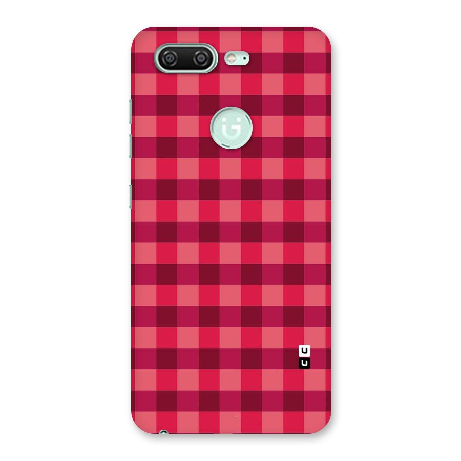 Love Checks Back Case for Gionee S10