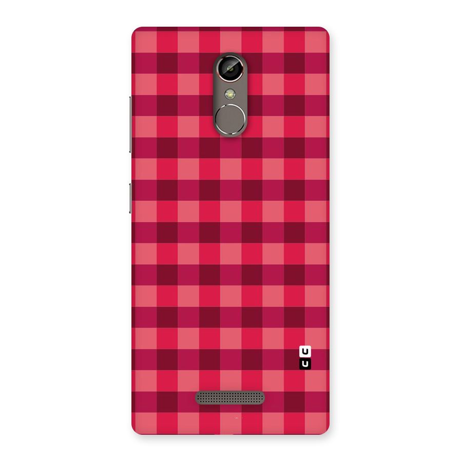 Love Checks Back Case for Gionee S6s