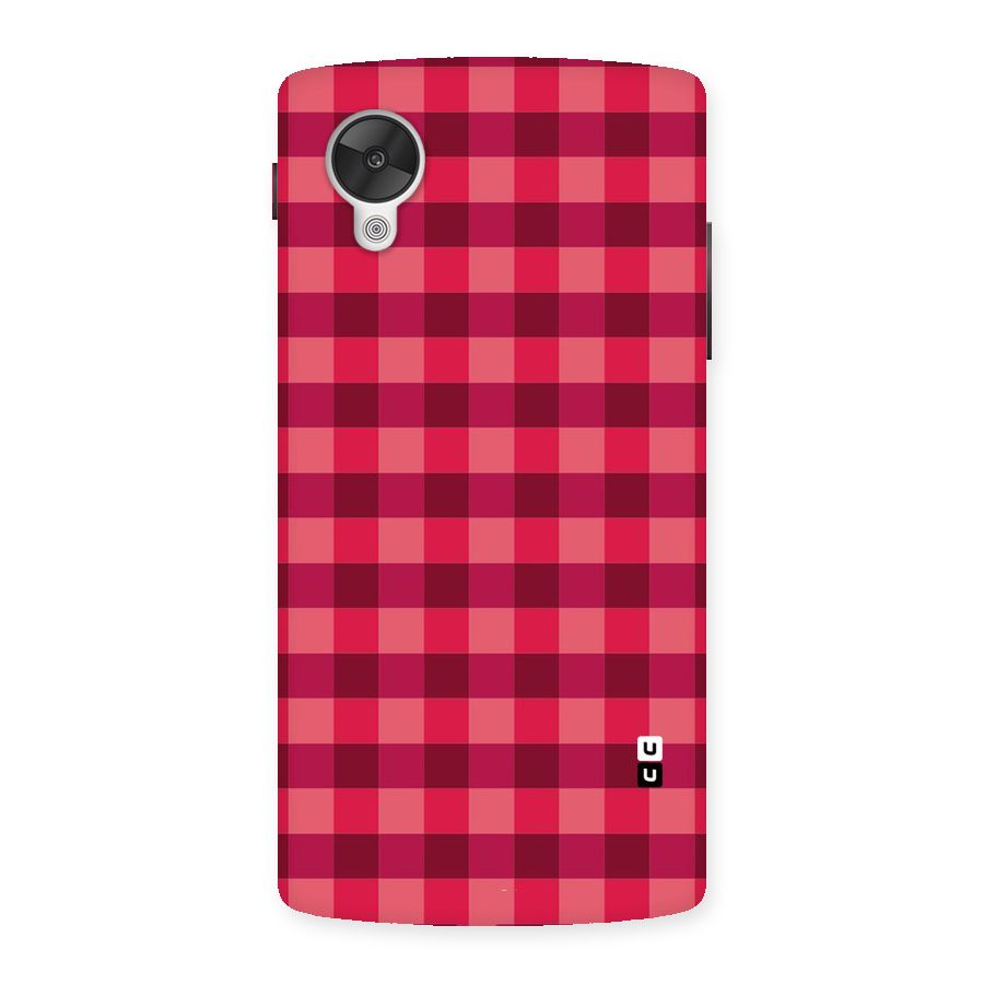 Love Checks Back Case for Google Nexsus 5