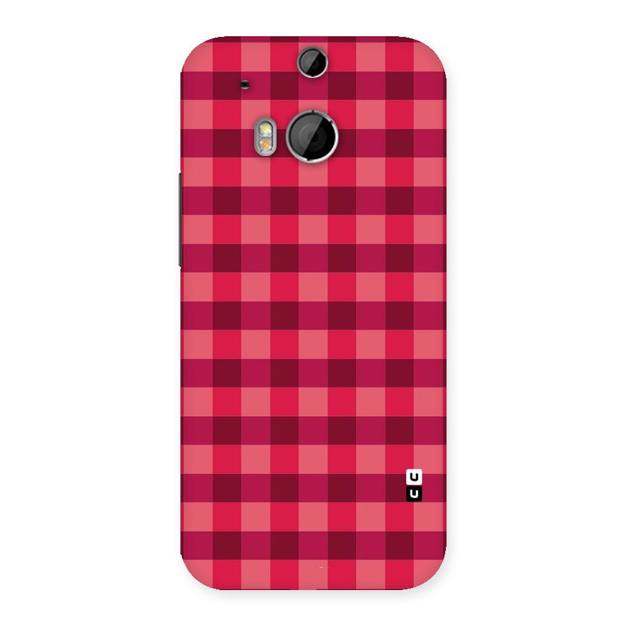 Love Checks Back Case for HTC One M8