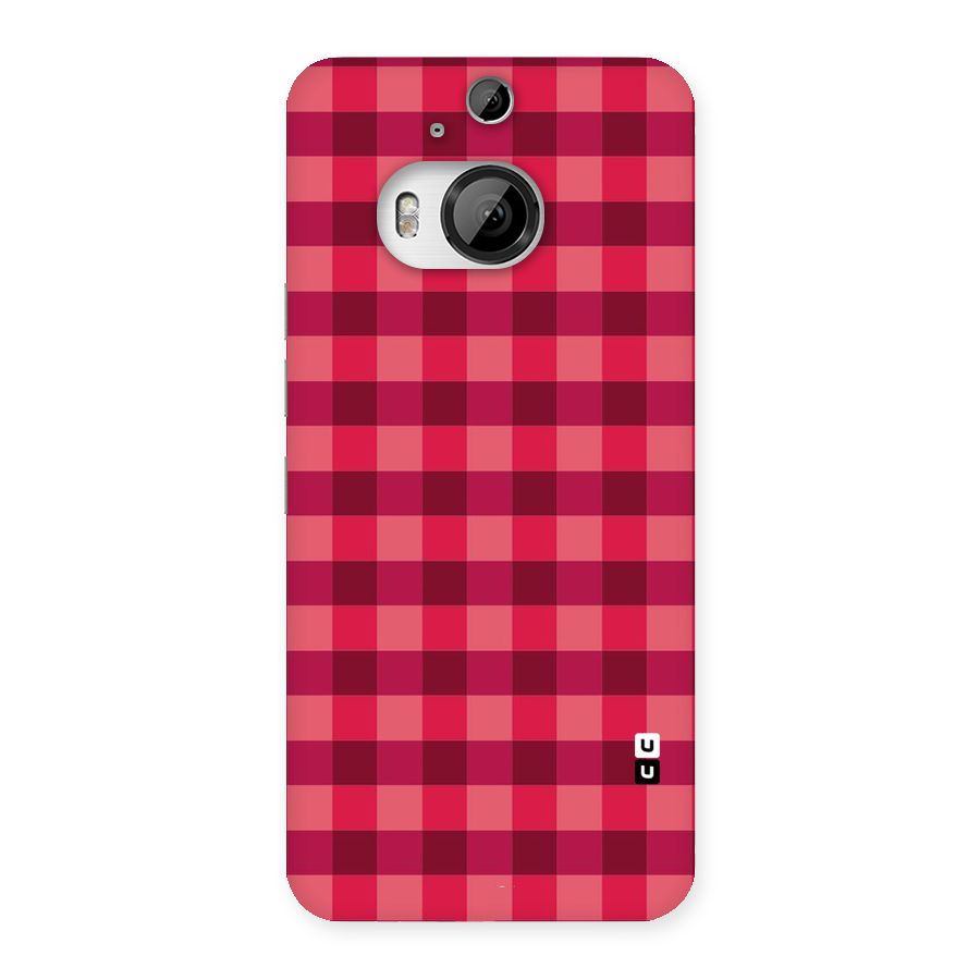 Love Checks Back Case for HTC One M9 Plus