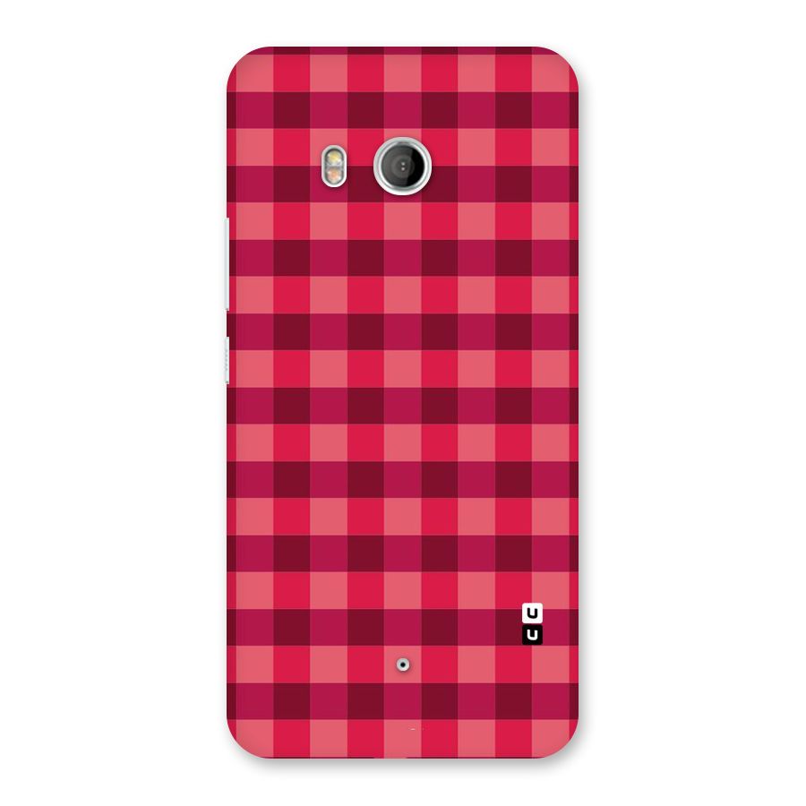 Love Checks Back Case for HTC U11