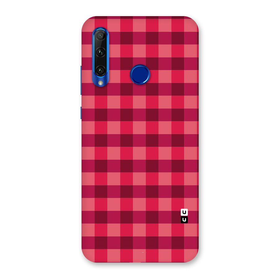 Love Checks Back Case for Honor 20i