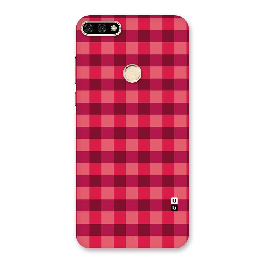 Love Checks Back Case for Honor 7A