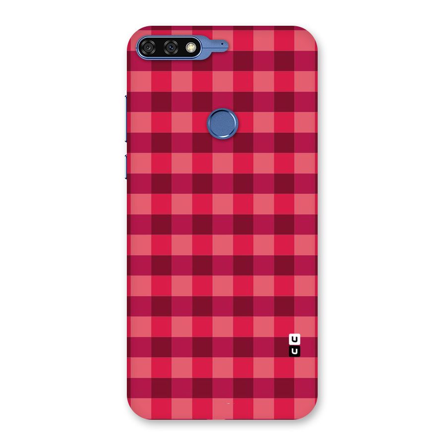 Love Checks Back Case for Honor 7C