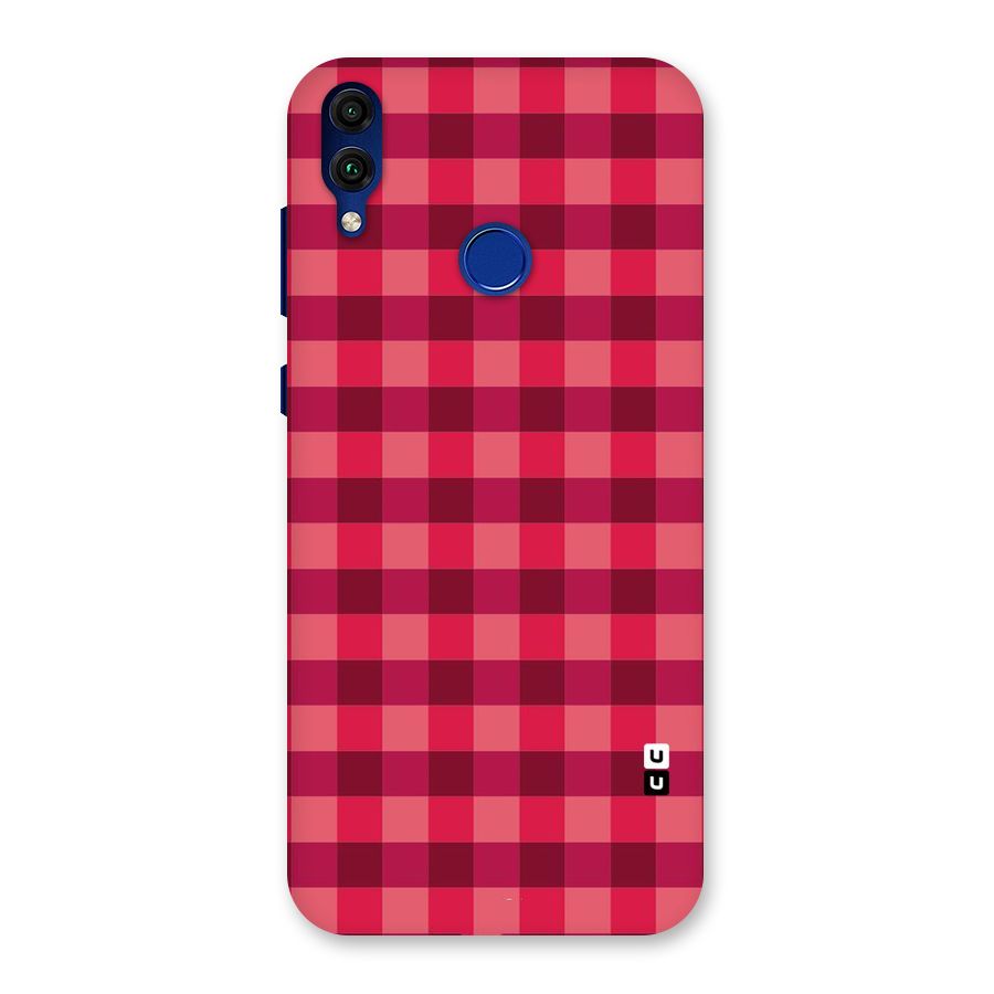 Love Checks Back Case for Honor 8C