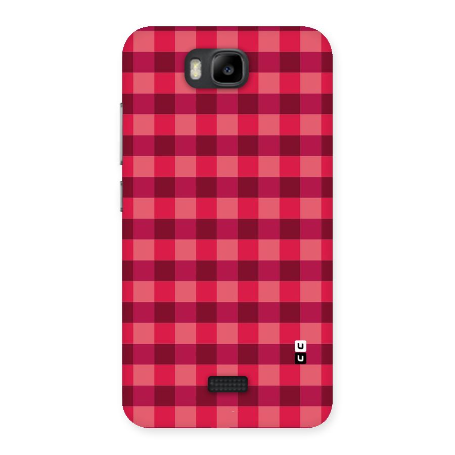 Love Checks Back Case for Honor Bee