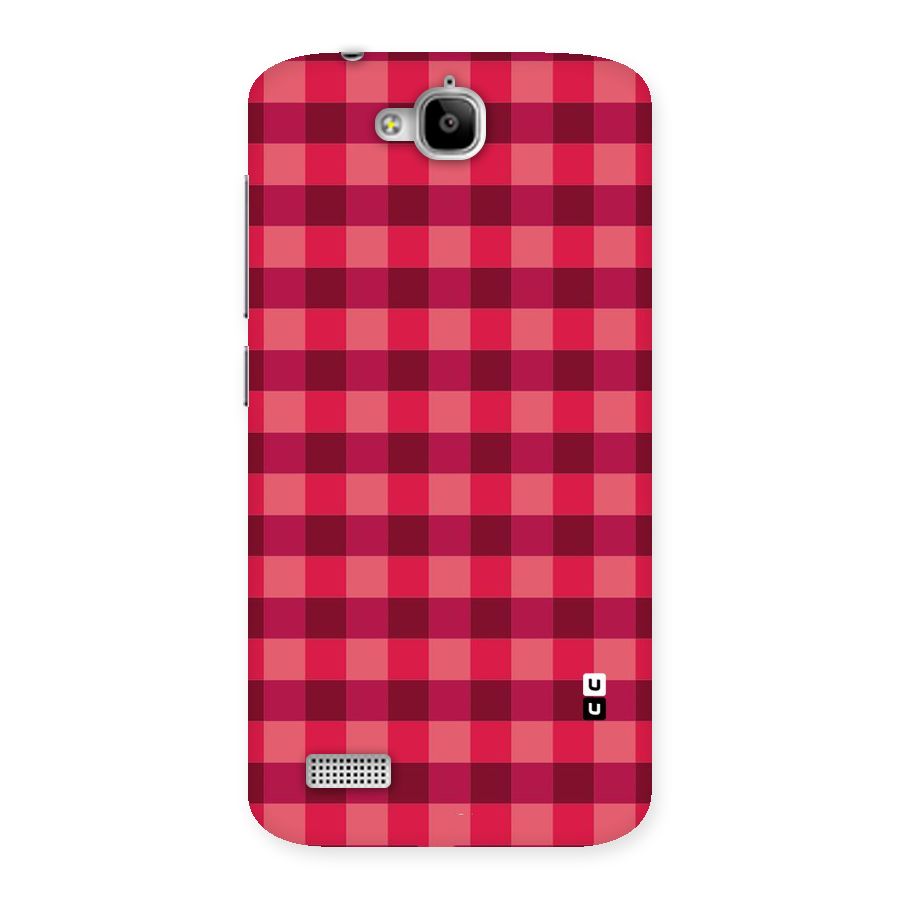 Love Checks Back Case for Honor Holly