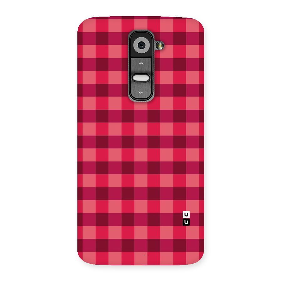 Love Checks Back Case for LG G2