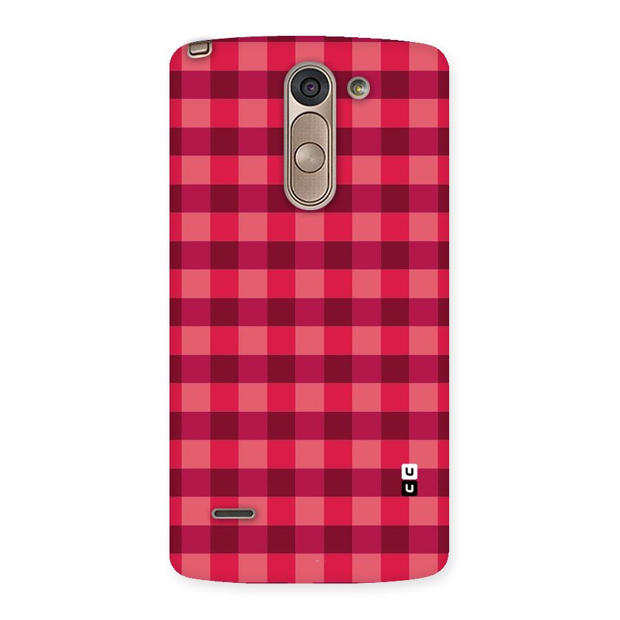 Love Checks Back Case for LG G3 Stylus