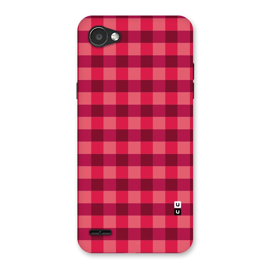 Love Checks Back Case for LG Q6