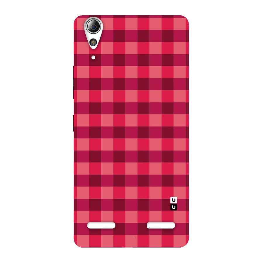 Love Checks Back Case for Lenovo A6000
