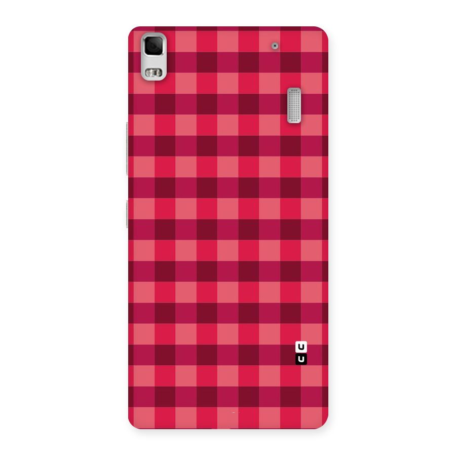 Love Checks Back Case for Lenovo K3 Note