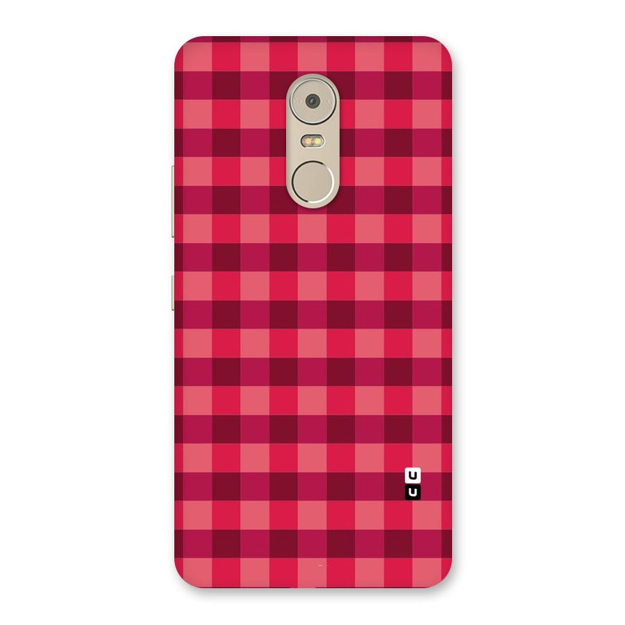 Love Checks Back Case for Lenovo K6 Note