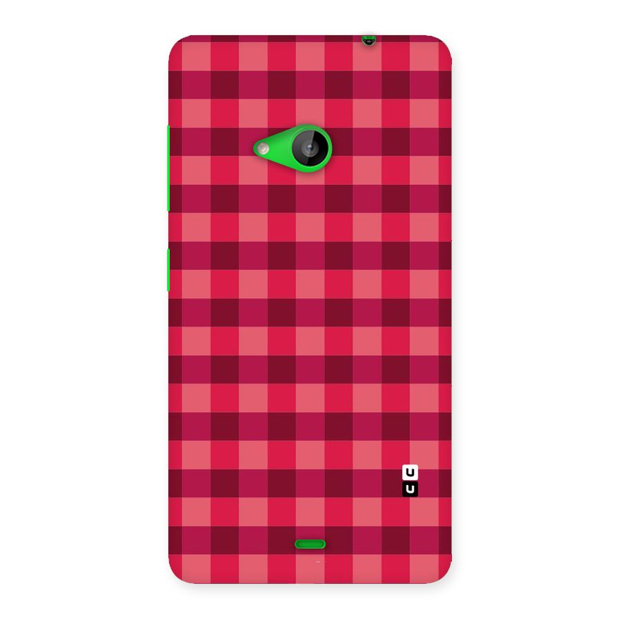 Love Checks Back Case for Lumia 535