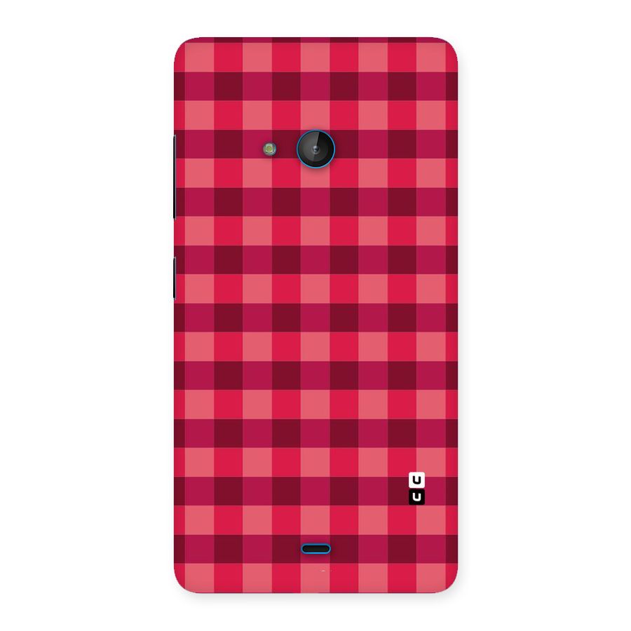 Love Checks Back Case for Lumia 540