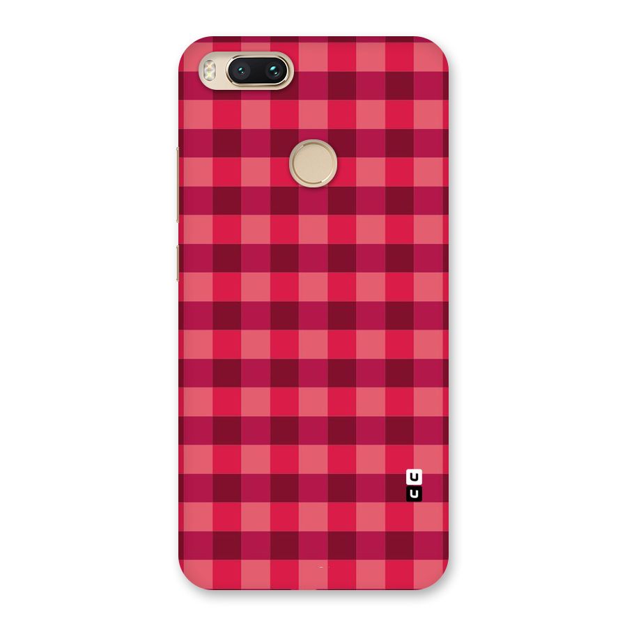 Love Checks Back Case for Mi A1