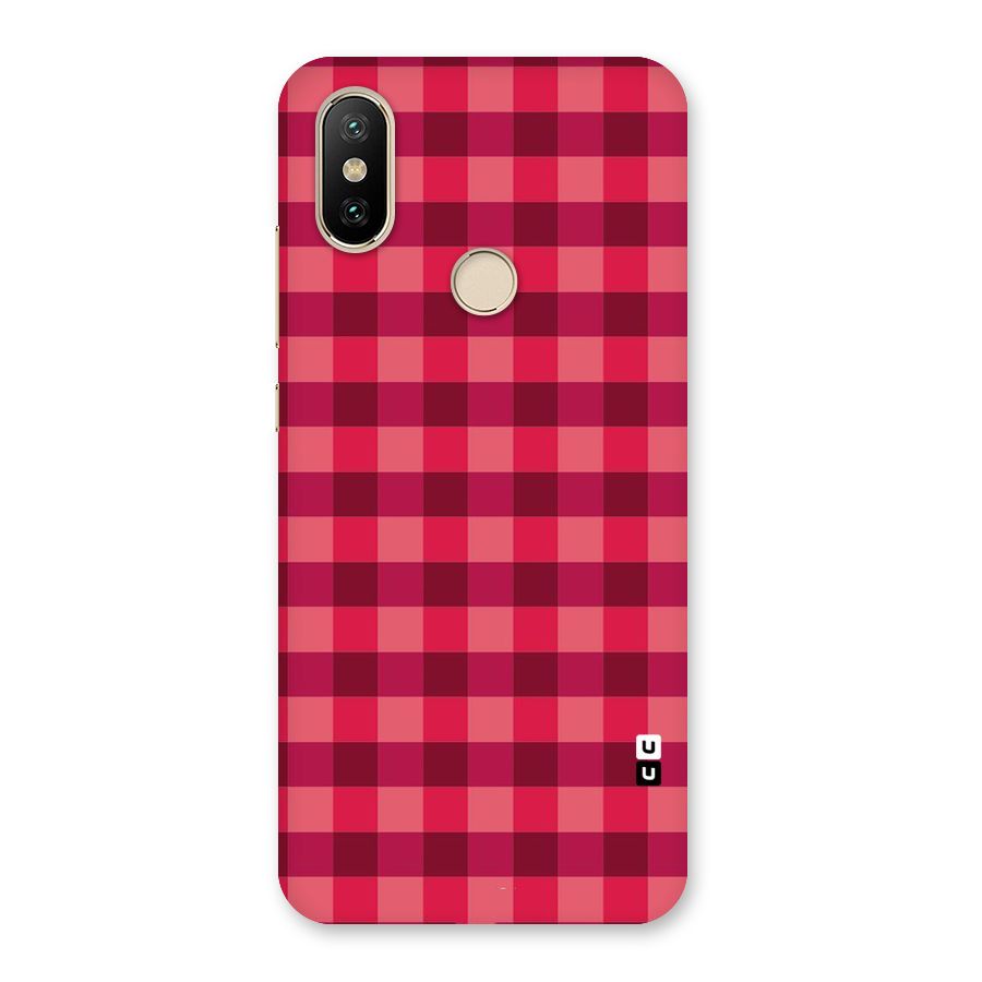 Love Checks Back Case for Mi A2