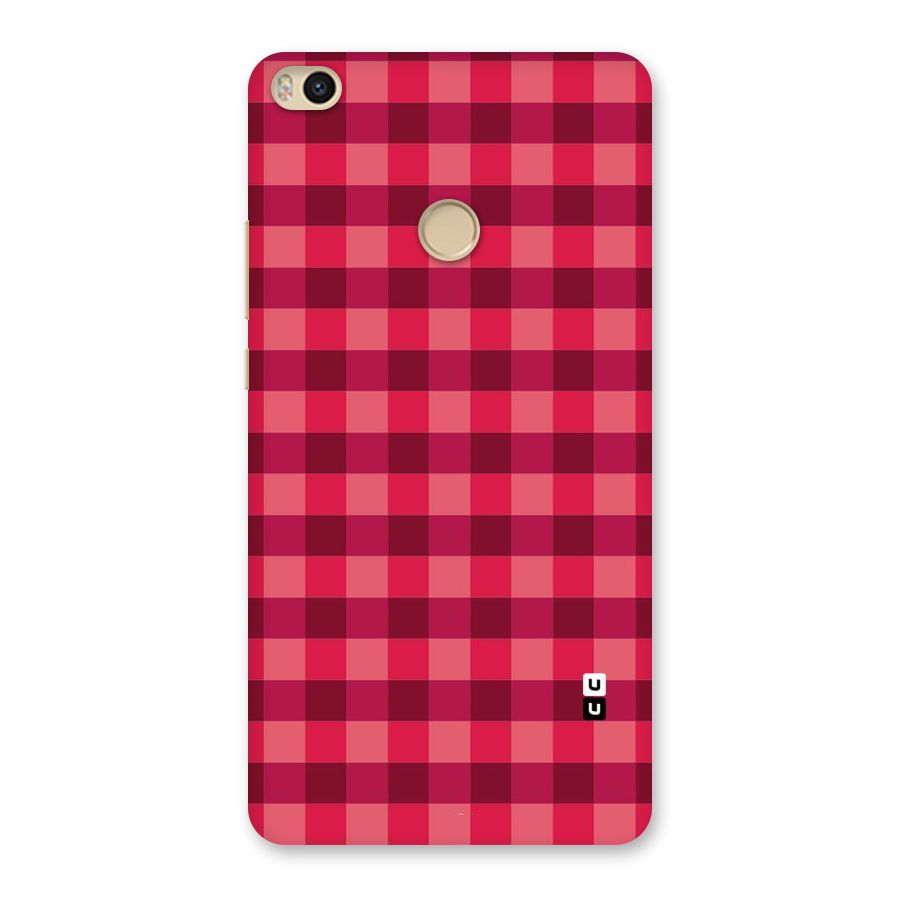 Love Checks Back Case for Mi Max 2