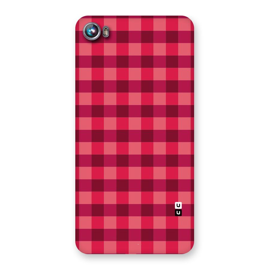 Love Checks Back Case for Micromax Canvas Fire 4 A107