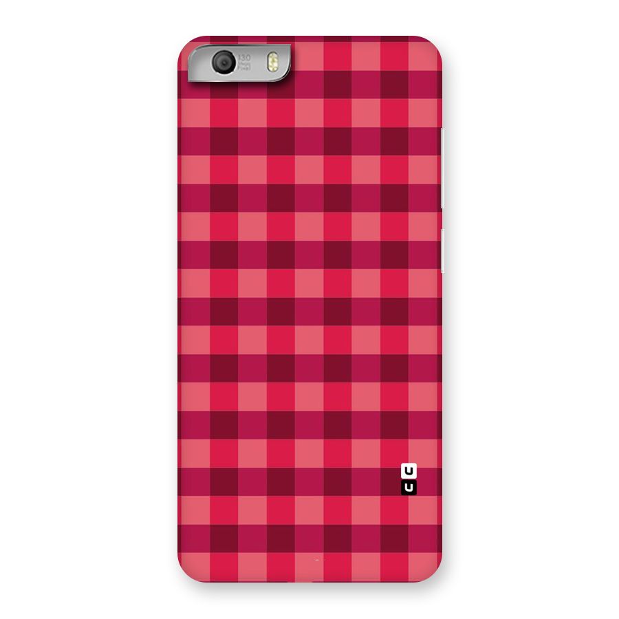 Love Checks Back Case for Micromax Canvas Knight 2