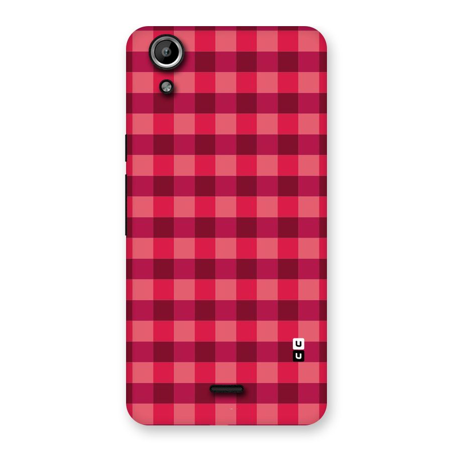 Love Checks Back Case for Micromax Canvas Selfie Lens Q345