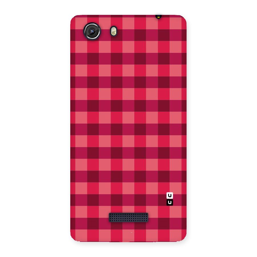 Love Checks Back Case for Micromax Unite 3