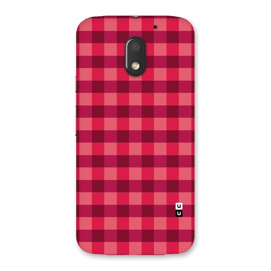 Love Checks Back Case for Moto E3 Power
